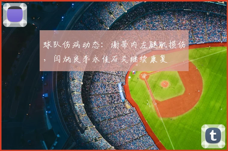 球队伤病动态：谢蒂内左腿肌损伤，闫炳良李永佳石炎继续康复